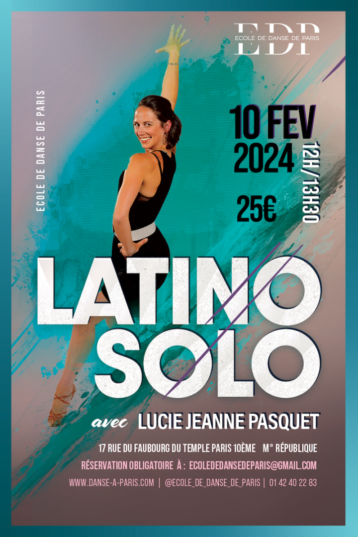 10/02 STAGE LATINO SOLO avec LUCIE