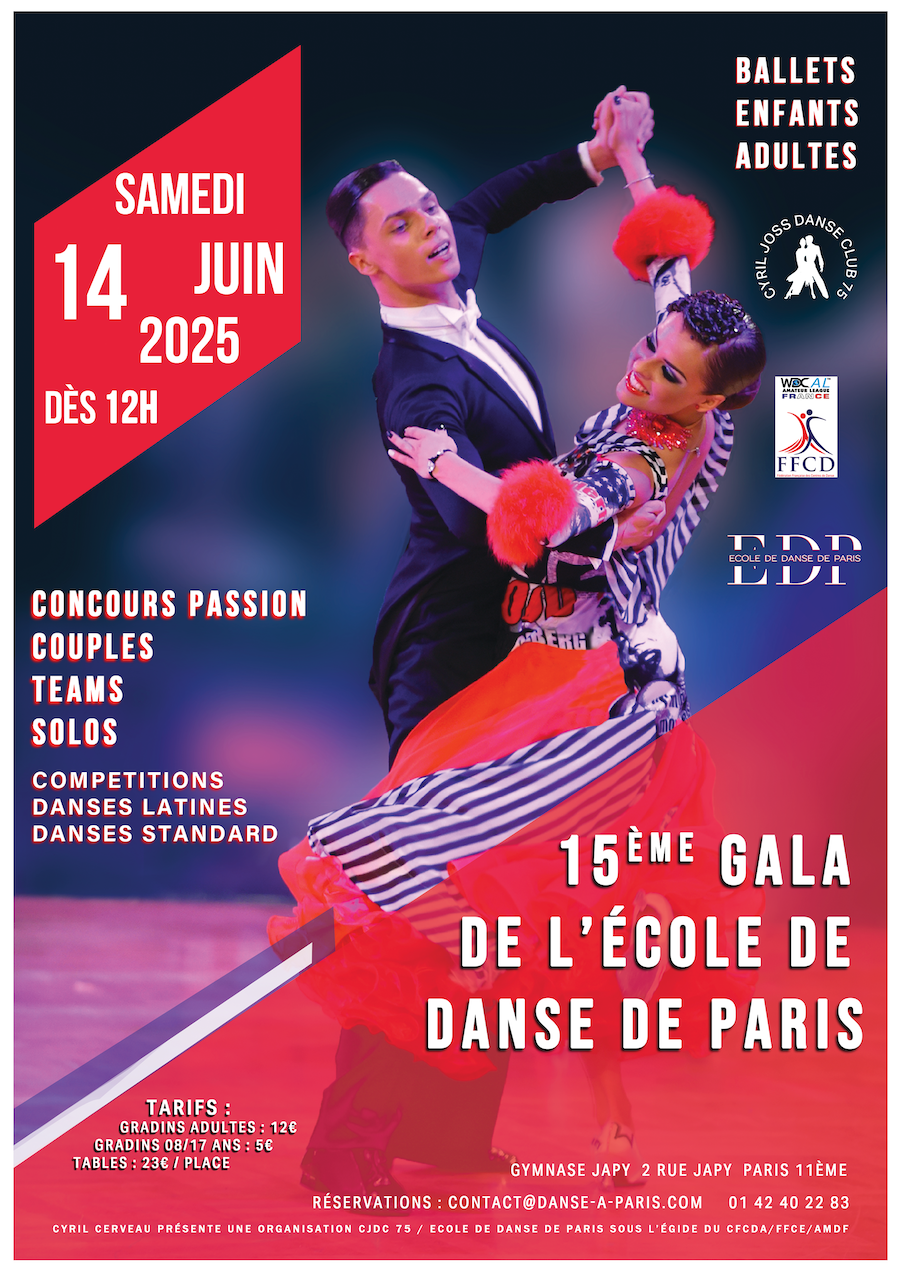 15ème GALA de l’ECOLE de DANSE de PARIS